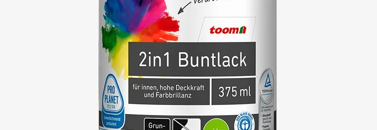 Eine Dose Farbe in seidenmatt